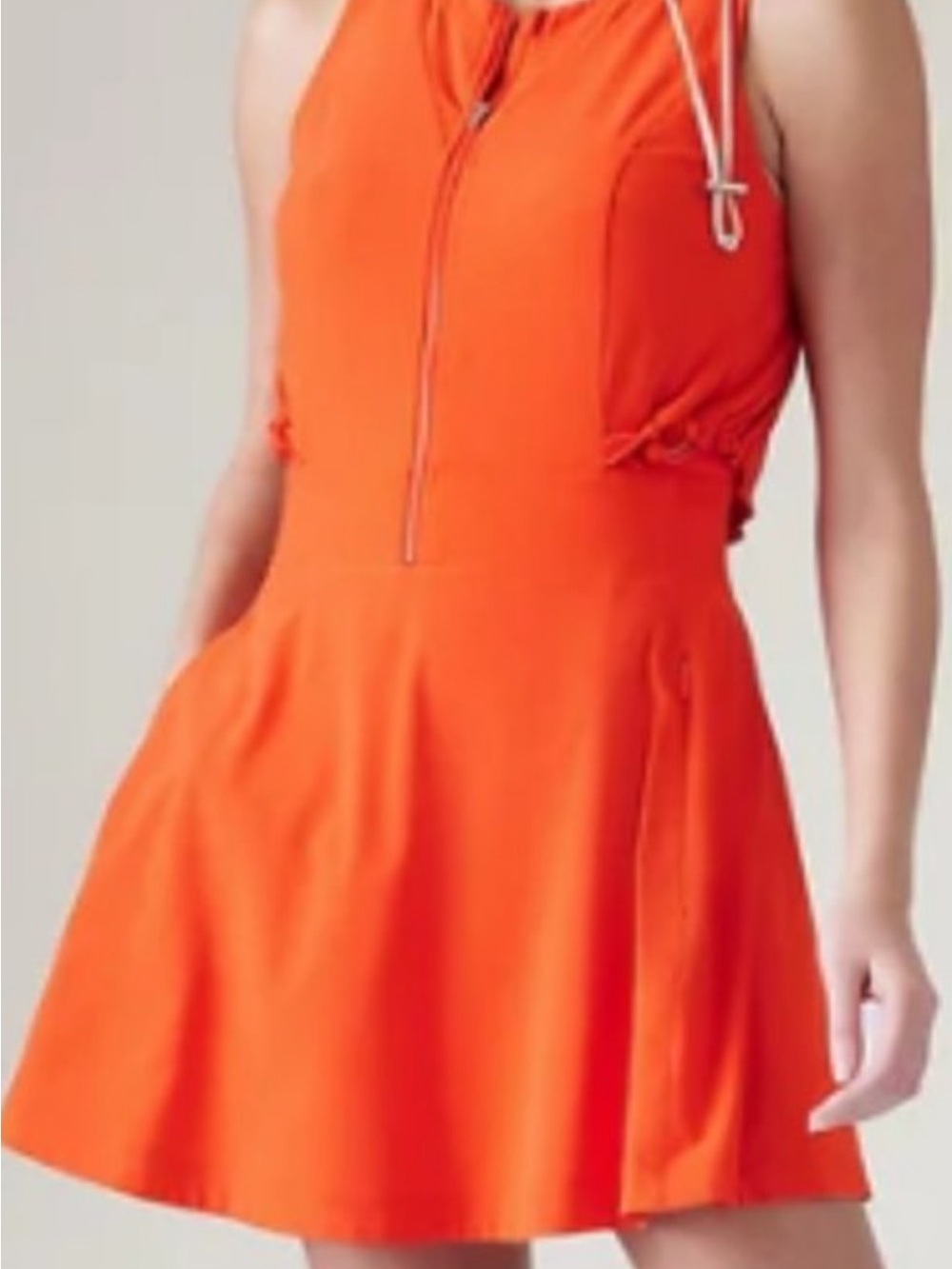 Athleta Venture Out Dress/Romper, Orange size 8 P